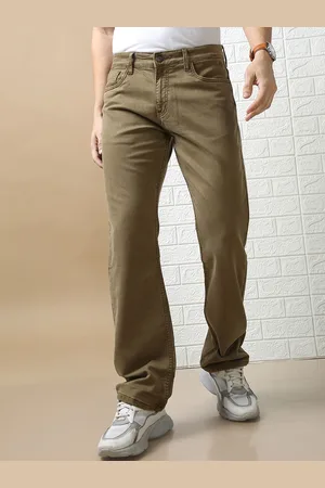 Vudu Men Comfort Relaxed Fit Mid-Rise Clean Look Stretchable Jeans