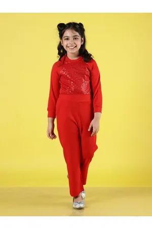 NEUDIS Girls Embellished Top with Trousers