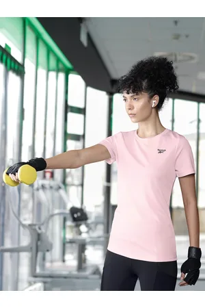 Reebok Women Round Neck Regular Fit T-shirt