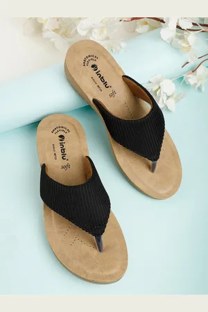 Inblu Lightweight & Anti Skid Open Toe Flats