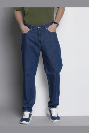 Tommy Hilfiger Men Mid-Rise Relaxed Tapered Fit Light Fade Stretchable Jeans
