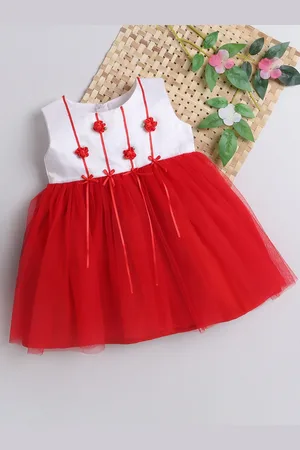 MANY FROCKS & Girls Embellished Sleeveless Fit & Flare Dress