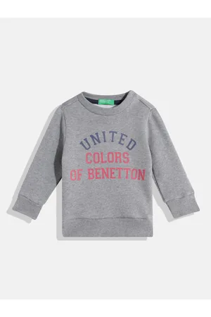 Benetton Boys Brand Logo Printed Sweatshirt