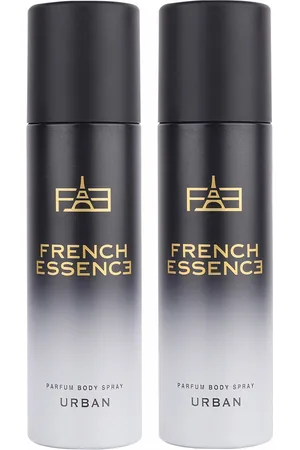 FRENCH ESSENCE Men Set of 2 Urban Long Lasting No Gas Deodorant Body Spray-120ml Each