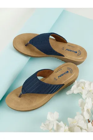 Inblu Textured Lightweight & Anti Skid Open Toe Flats
