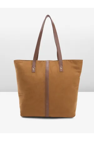 Mast & Harbour Suede Shopper Tote Bag