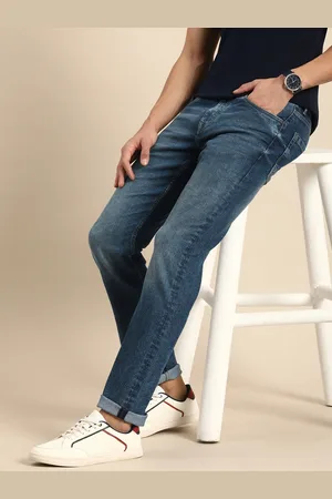 Being Human Men Straight Fit Light Fade Stretchable Jeans