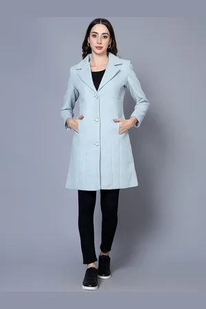 Broowl Single Breasted Wool Longline Overcoat