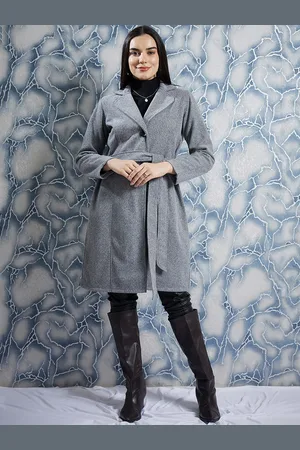 ATHENA Single-Breasted Overcoat