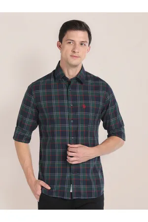 U.S. Polo Assn. Tartan Checked Long Sleeves Casual Shirt
