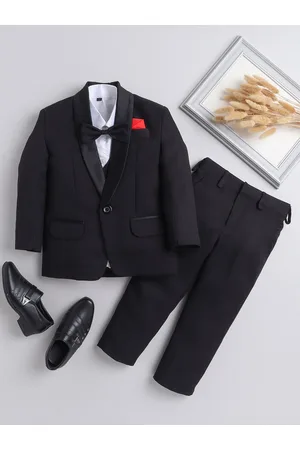 BAESD Boys Single-Breasted 5-Pieces Formal Suit