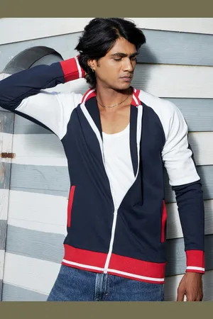 Campus Colourblocked Windcheater Cotton Biker Jacket