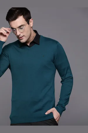 Louis Philippe Solid V-Neck Pullover