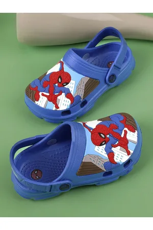 Kidsville Boys Spiderman Printed Rubber Clogs