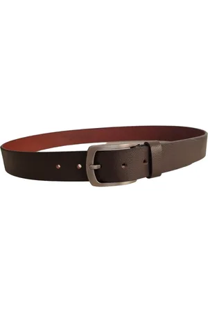 Ultimo Men Textured Leather Formal Belt