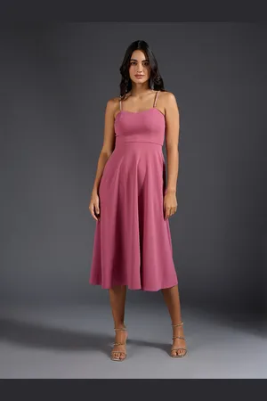 20Dresses Shoulder Straps Empire Midi Dress