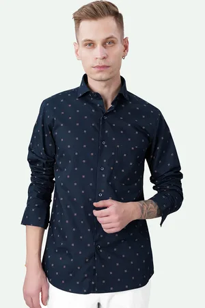 FRENCH CROWN Ethnic Motifs Printed Standard Cotton Casual Shirt