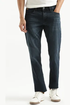 WROGN Men Straight Fit Mid-Rise Light Fade Cotton Jeans