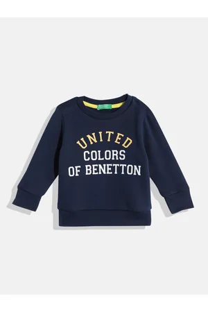 Benetton Boys Brand Logo Printed Sweatshirt
