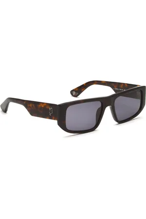 Police Men Rectangle Sunglasses with UV Protected Lens SPLL13K55722YSG