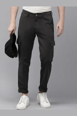 SPYKAR Men Regular Fit Pure Cotton Cargos Style Chinos