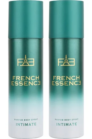 FRENCH ESSENCE Set of 2 No Gas Parfum Body Spray 99 g (120ml) Each - Intimate