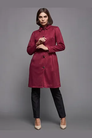 DressBerry Spread Collar Longline Tailored Jacket