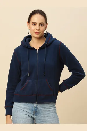 Chemistry Hooded Fleece Front Open Sweatshirt