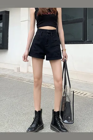 LULU & SKY Women Slim Fit Denim Shorts
