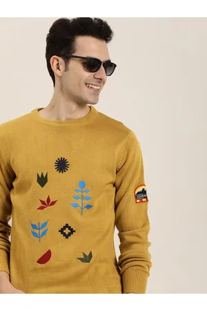 HERE&NOW Men Floral Pullover