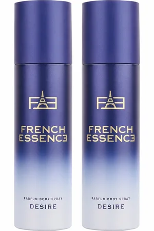FRENCH ESSENCE Set of 2 No Gas Parfum Body Spray 99 g (120ml) Each - Desire