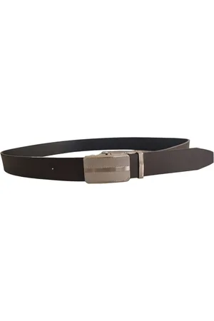 Ultimo Men Textured Leather Reversible Formal Belt