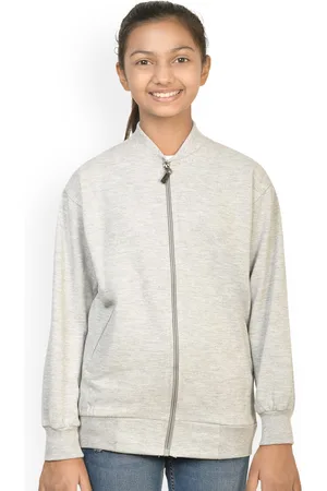 BAESD Girls Fleece Lightweight Open Front Jacket