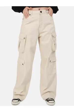 Bene Kleed Women Relaxed Fit High-Rise Clean Look Pure Cotton Jeans