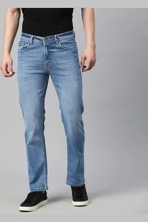 Rodamo Men Straight Fit Light Fade Stretchable Jeans