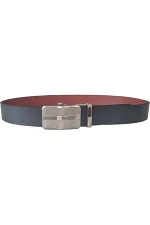 Ultimo Men Textured Leather Reversible Formal Belt