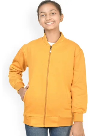 BAESD Girls Fleece Lightweight Open Front Jacket