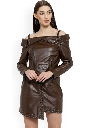 Beaver Lightweight Longline Leather Jacket