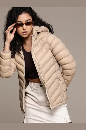 Roadster The Lifestyle Co. Mock Collar Puffer Jacket