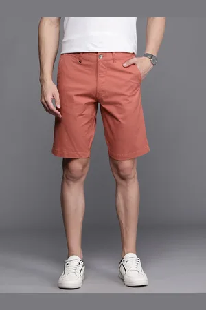 Louis Philippe Men Slim Fit Chino Shorts