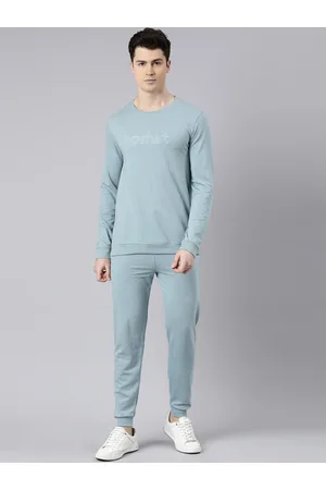 Bushirt Pure Cotton Round Neck Sweatshirt With Joggers