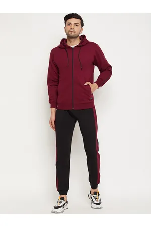 WILD WEST Hooded Cotton Fleece Tracksuit