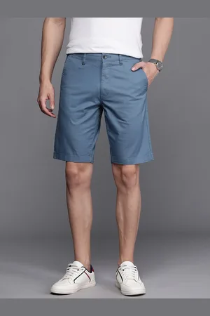 Louis Philippe Men Slim Fit Chino Shorts