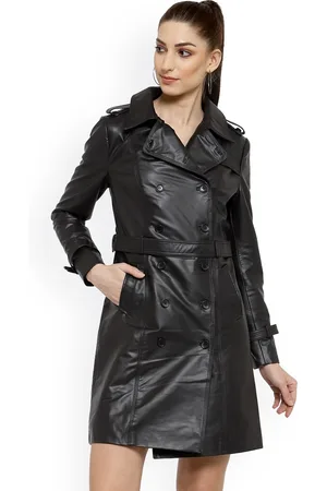 Beaver Lapel Collar Long Sleeves Lightweight Longline Biker Jacket