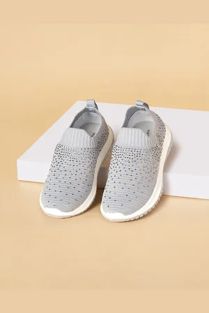 Pantaloons Girls Knitted Walking Shoes