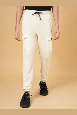 Pantaloons Men Slim-Fit Training or Gym Cotton Joggers