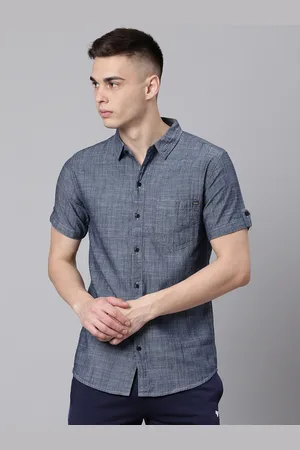 High Star Men Self Design Casual Shirt