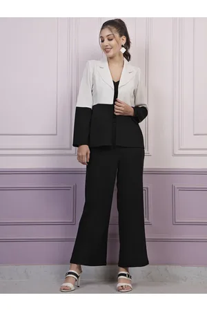 ATHENA Colourblocked Coat & Trousers