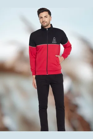 WILD WEST Colourblocked Fleece Cotton Tracksuits