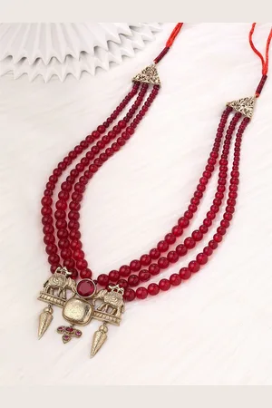 COSA NOSTRAA Men Beaded Antique Necklace